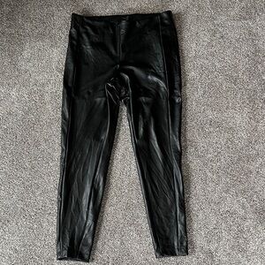Banana Republic Black Faux Leather Pants